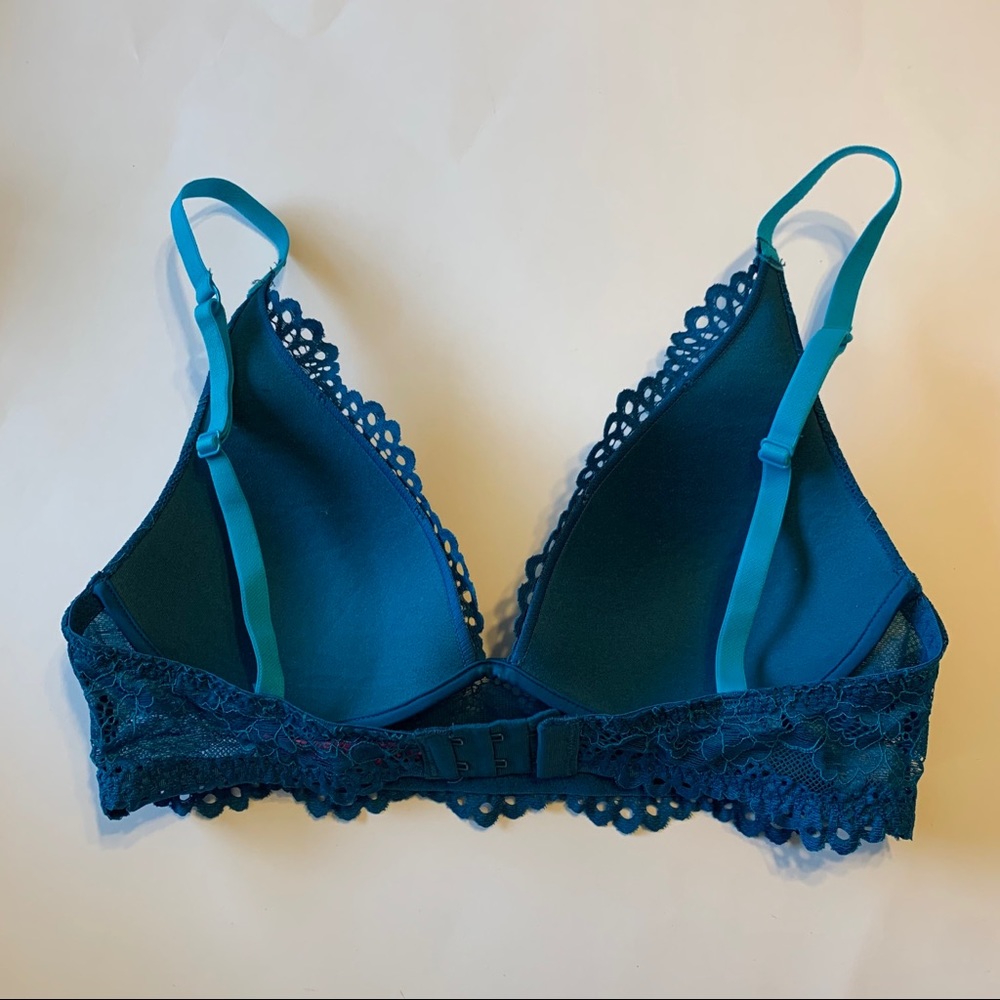 La Senza XS teal lace bra - Picture 2 of 10